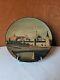 Russian Lacquered Wall Plate, Kremlin View, 19th Epoch