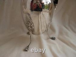 SILVER COFFEE POT, RESTORATION, VIEILLARD HALLMARK, EARLY 19TH CENTURY