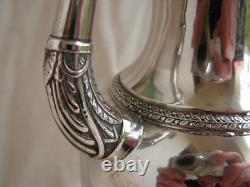SILVER COFFEE POT, RESTORATION, VIEILLARD HALLMARK, EARLY 19TH CENTURY