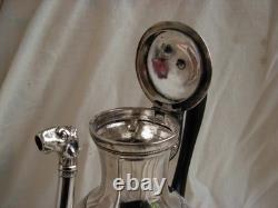 SILVER COFFEE POT, RESTORATION, VIEILLARD HALLMARK, EARLY 19TH CENTURY