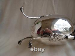 SILVER COFFEE POT, RESTORATION, VIEILLARD HALLMARK, EARLY 19TH CENTURY