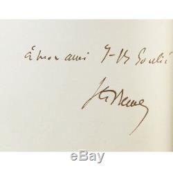 Sainte-beuve Poems Send + 3 Autograph Letters Beautiful Contemporary Binding