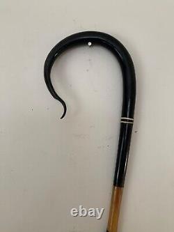 Scottish Shepherd's Staff/Stick, Horn and Bone, 19th Century