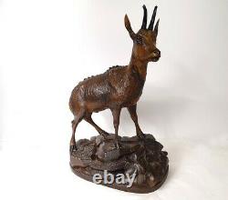 Sculpture Wood Black Forest Chamox Era Xixth