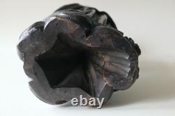 Sculpture of a Kneeling Angel in Prayer, Carved Wood, High Baroque Style