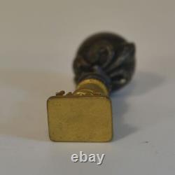 Seal For Sealing (seal) Collection In Bronze Fleur De Lys Era Xixth