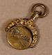 Seal, Spinning Wax Seal Pendant In Gilded Copper, 18th-19th Century Period