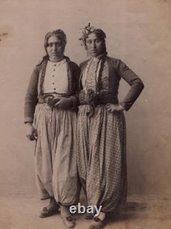 Sébah & Joaillier, original 19th-century period photograph of Bohemian Gypsy women