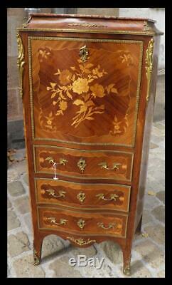 Secretary Old Lady Louis XV Style XIX Deco Era Castle Eighteenth