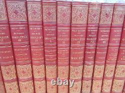 Serie De Books Epoque 19eme Victor Hugo, Complete Works, (ed. Motteroz)