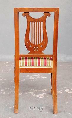 Series Eight Chairs Restoration To The Lyre Era 19th