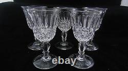 Service Of 5 Glass Water Molded Crystal Baccarat Period XIX Th