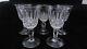 Service Of 5 Glass Water Molded Crystal Baccarat Period Xix Th