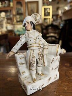 Set of 3 19th Century Parisian Porcelain Pen Holders