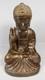 Shakyamuni Buddha Bronze With Raised Hand Abhaya Mudra, Sculpture From The Late 19th Century