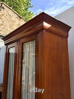 Showcase / Ancient Library Louis Philippe Walnut, Xixth Century