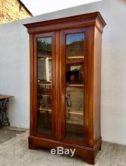 Showcase / Ancient Library Louis Philippe Walnut, Xixth Century