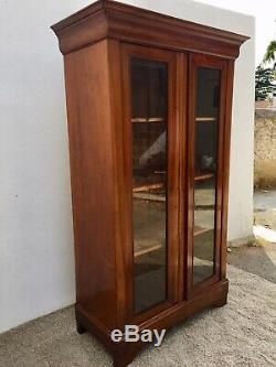 Showcase / Ancient Library Louis Philippe Walnut, Xixth Century