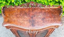 Showcase from the Napoleon III era in rosewood