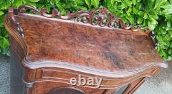 Showcase from the Napoleon III era in rosewood