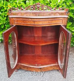 Showcase from the Napoleon III era in rosewood