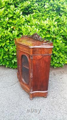 Showcase from the Napoleon III era in rosewood