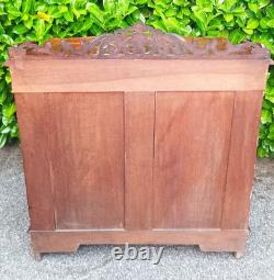 Showcase from the Napoleon III era in rosewood