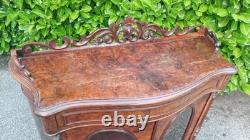 Showcase from the Napoleon III era in rosewood