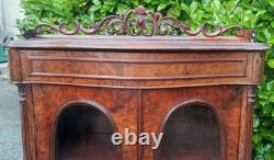 Showcase from the Napoleon III era in rosewood