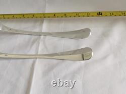 Silver 950 Minerva mark 2 large stew spoons 19th century