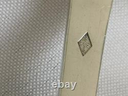 Silver 950 Minerva mark 2 large stew spoons 19th century