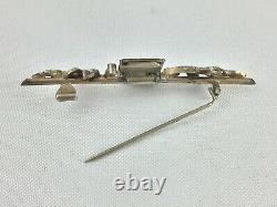 Silver Bracket With Emaille Decor Blister A L Antique Bead XIX Eme H130