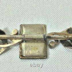 Silver Bracket With Emaille Decor Blister A L Antique Bead XIX Eme H130