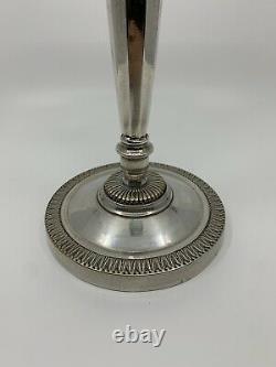 Silver Bronze Candlesticks Empire Around 1800 Early 19th Century