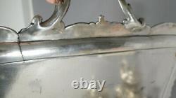 Silver Metal Tea And Coffee Service With Tray, Gallia And Wmf, Era Xixth