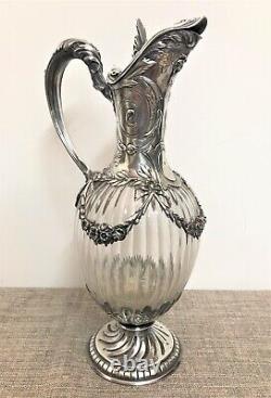 Silver Needle Punch Minerve 1st Title And Crystal Era 19th Century