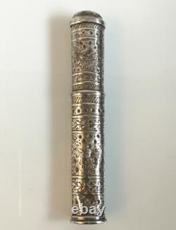 Silver Wax Case from the Louis XVI Period or Early 19th Century