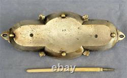 Silvered Bronze Pen Holder Inkstand Napoleon III Era 19th Century