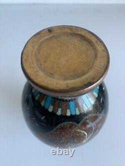 Small Chinese cloisonné vase from the late 19th century