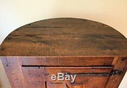 Small Louis XIII Style Furniture Oak Wardrobe Trunk Era Nineteenth Century