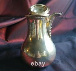 Small Solid Silver Pourer Era Restoration Xixth