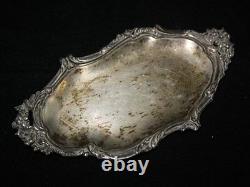 Small silver dish from the 19th century