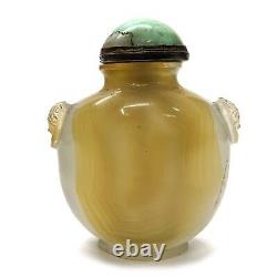 Snuff bottle in jade from the 19th century