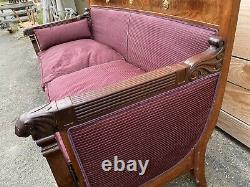 Sofa Of Pageantry Era Empire 19th Return From Egypt Napoleon Furniture Of Chatea