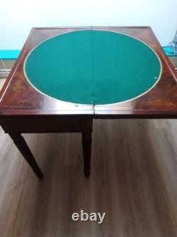 Solid Mahogany Game Table from the Louis Philippe Period, 19th Century