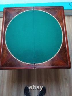 Solid Mahogany Game Table from the Louis Philippe Period, 19th Century