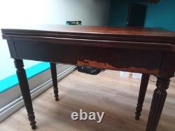 Solid Mahogany Game Table from the Louis Philippe Period, 19th Century