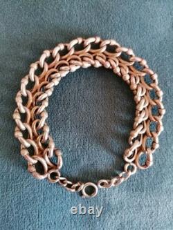 Solid Silver Bracelet, 19th Century, Napoleon III Period