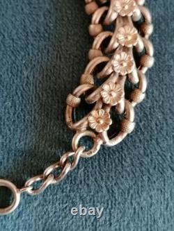Solid Silver Bracelet, 19th Century, Napoleon III Period