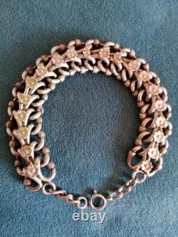 Solid Silver Bracelet, 19th Century, Napoleon III Period